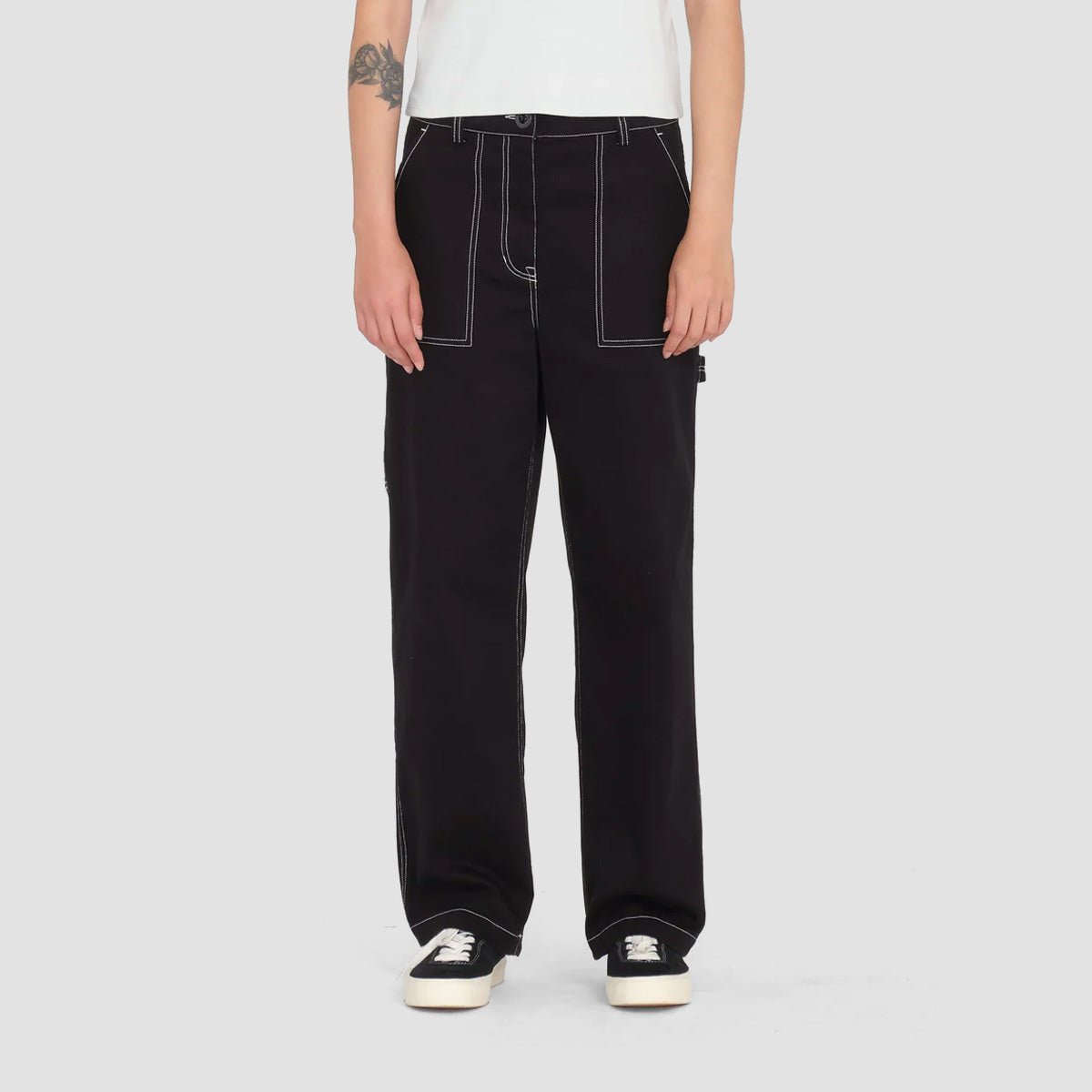 Volcom Stone Kraft Pants Black - Womens