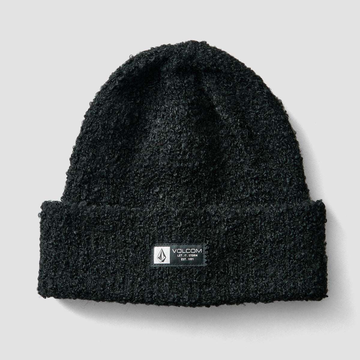 Volcom Stone Teddy Beanie Black - Womens