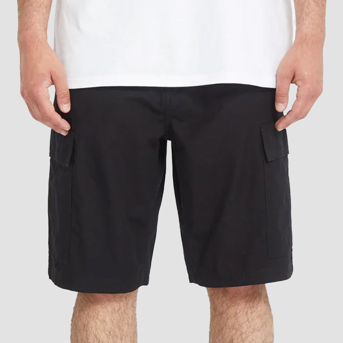 Volcom Strange Tripper Cargo 22" Shorts Black