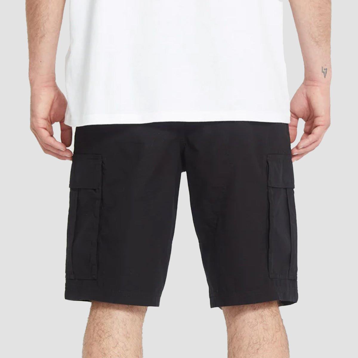 Volcom Strange Tripper Cargo 22" Shorts Black