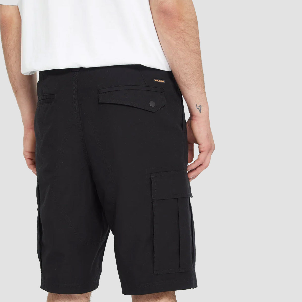 Volcom Strange Tripper Cargo 22" Shorts Black