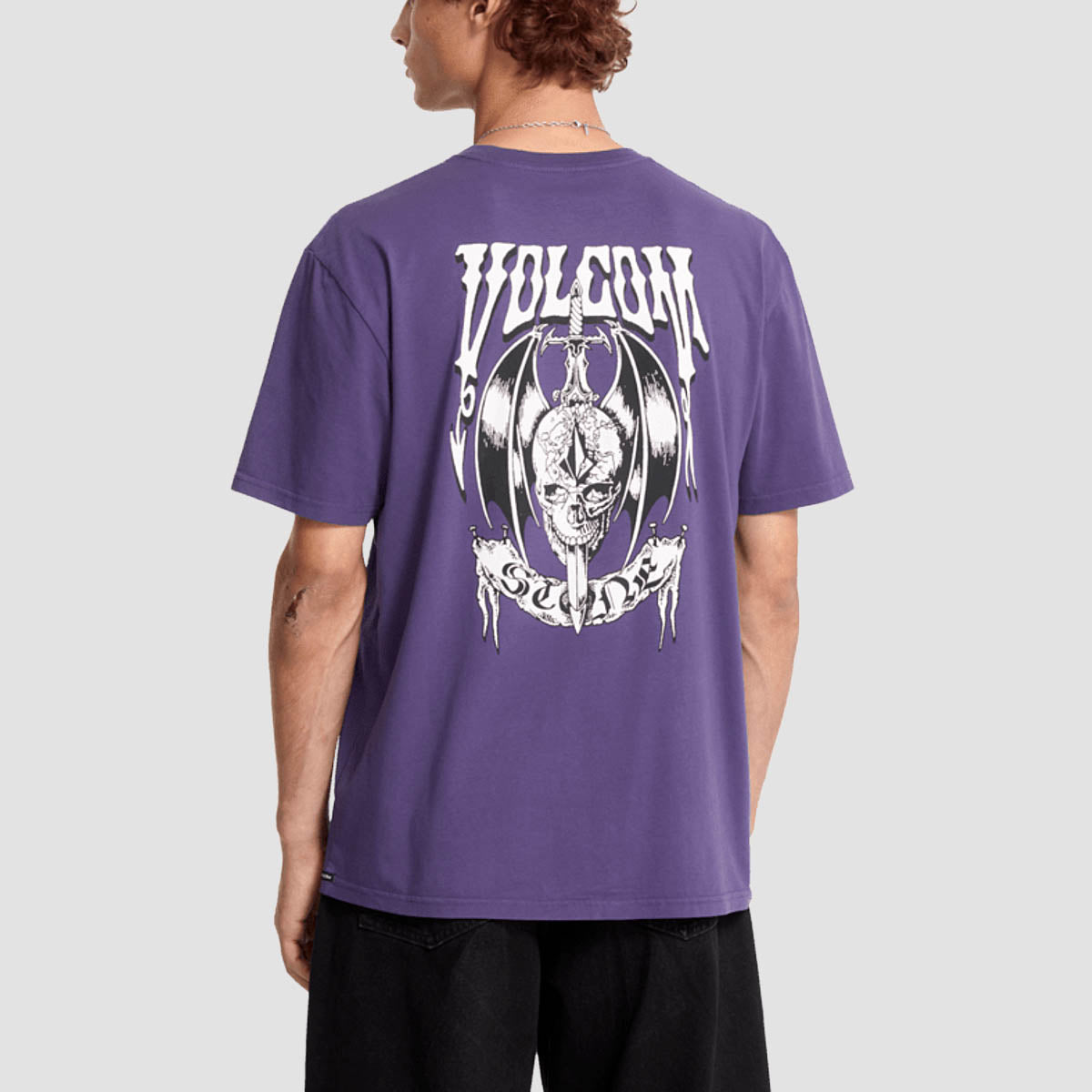 Volcom Sworder PW T-Shirt Dark Purple