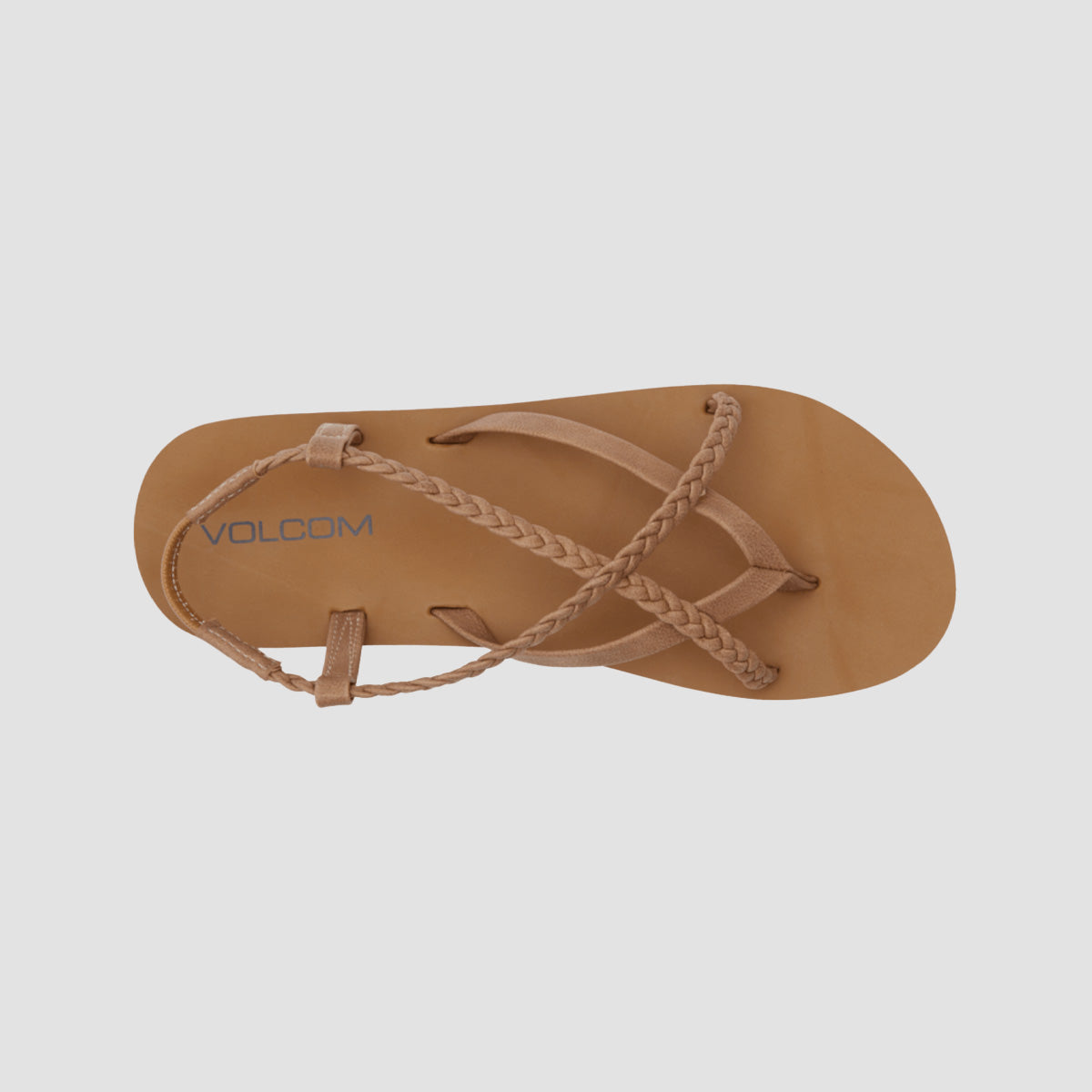Volcom Thriller Sandals Cognac - Womens