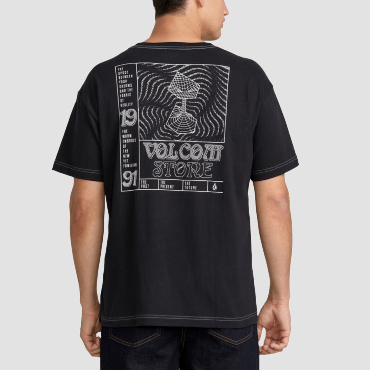 Volcom Timewave T-Shirt Antique Black