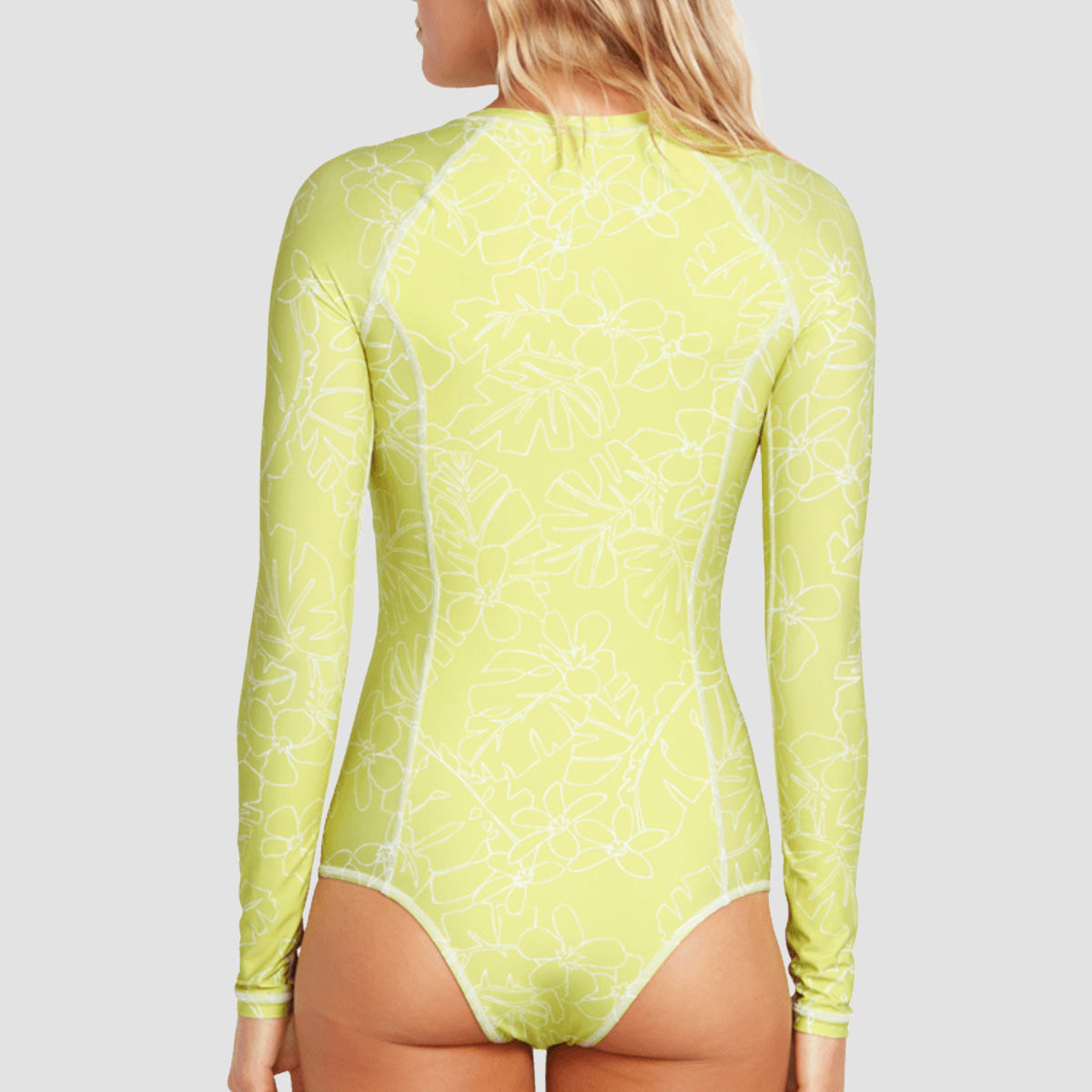 Volcom Tropicoco Bodysuit One-Piece Swimsuit Citron - Womens