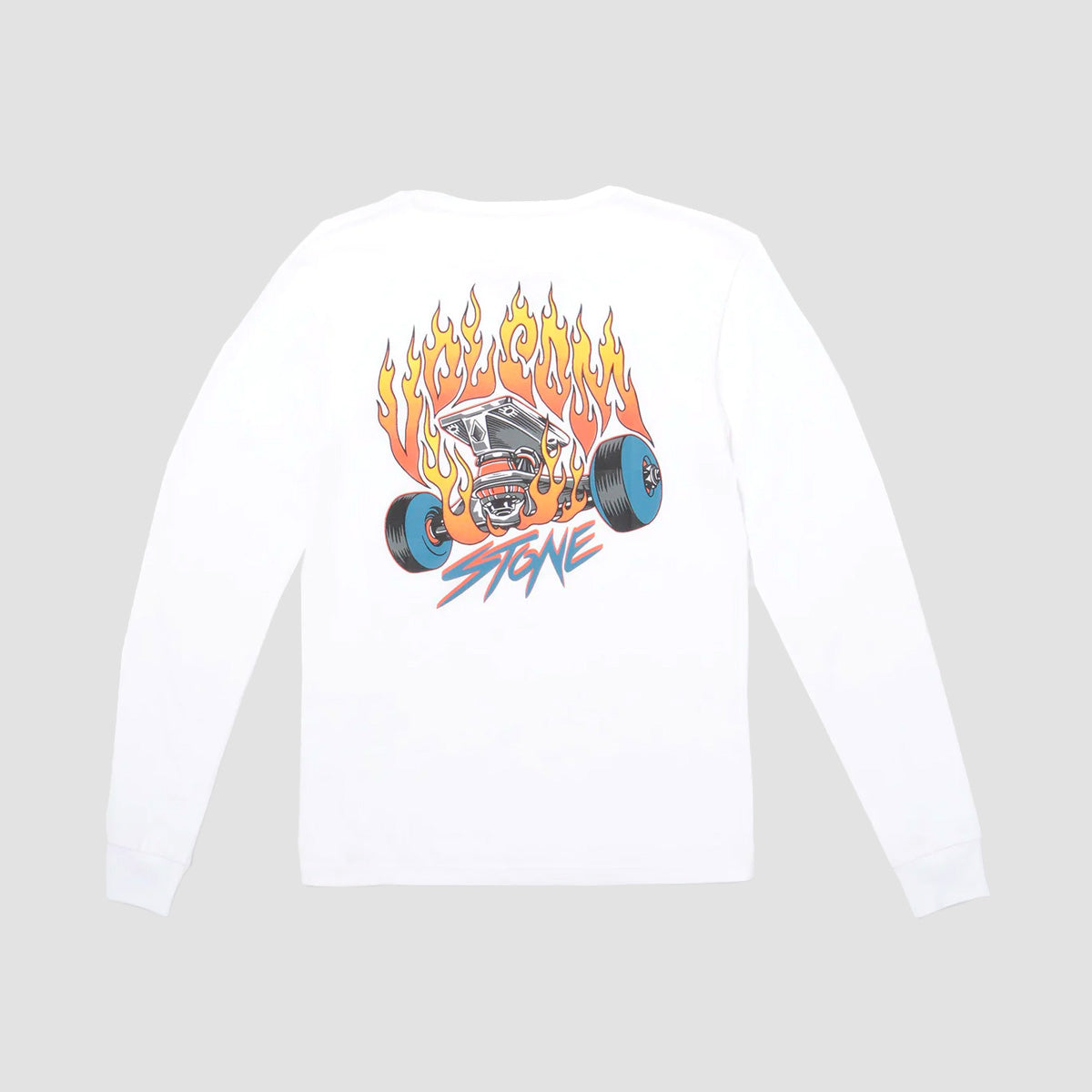 Volcom Trux Longsleeve T-Shirt White - Kids