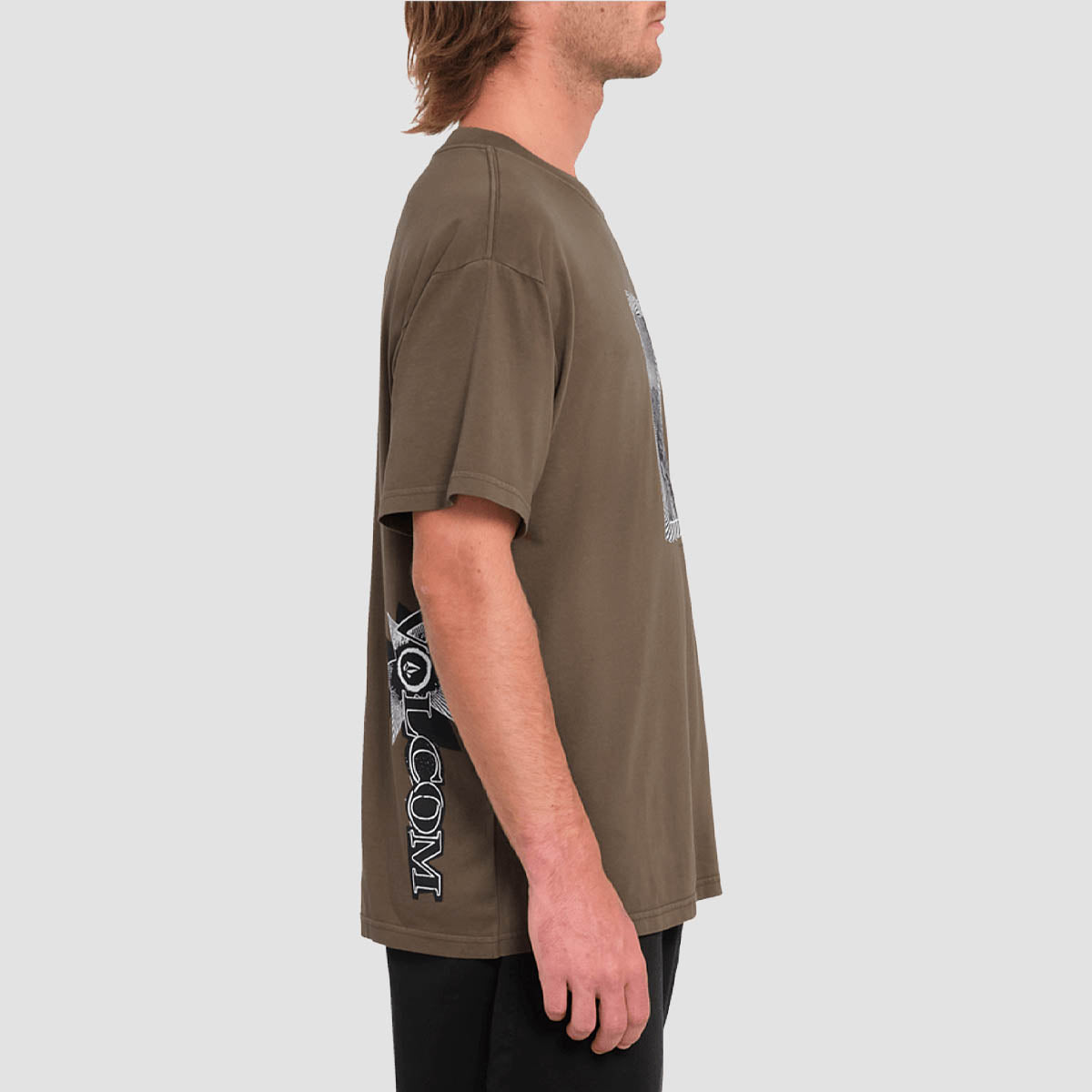 Volcom TT B Iguchi Valley T-Shirt Dark Earth