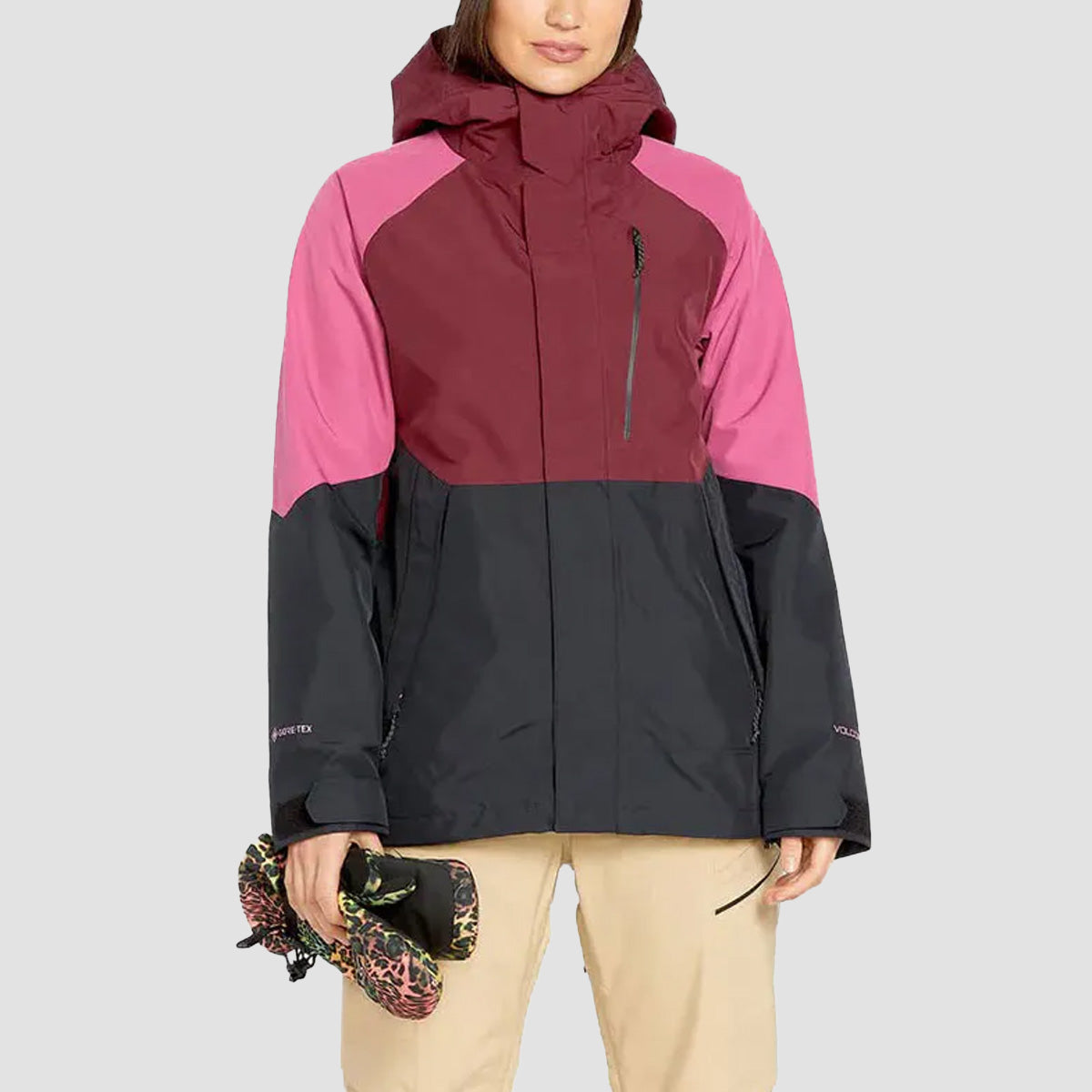 Volcom V.Co Aris Ins Gore-Tex Snow Jacket Burgundy - Womens