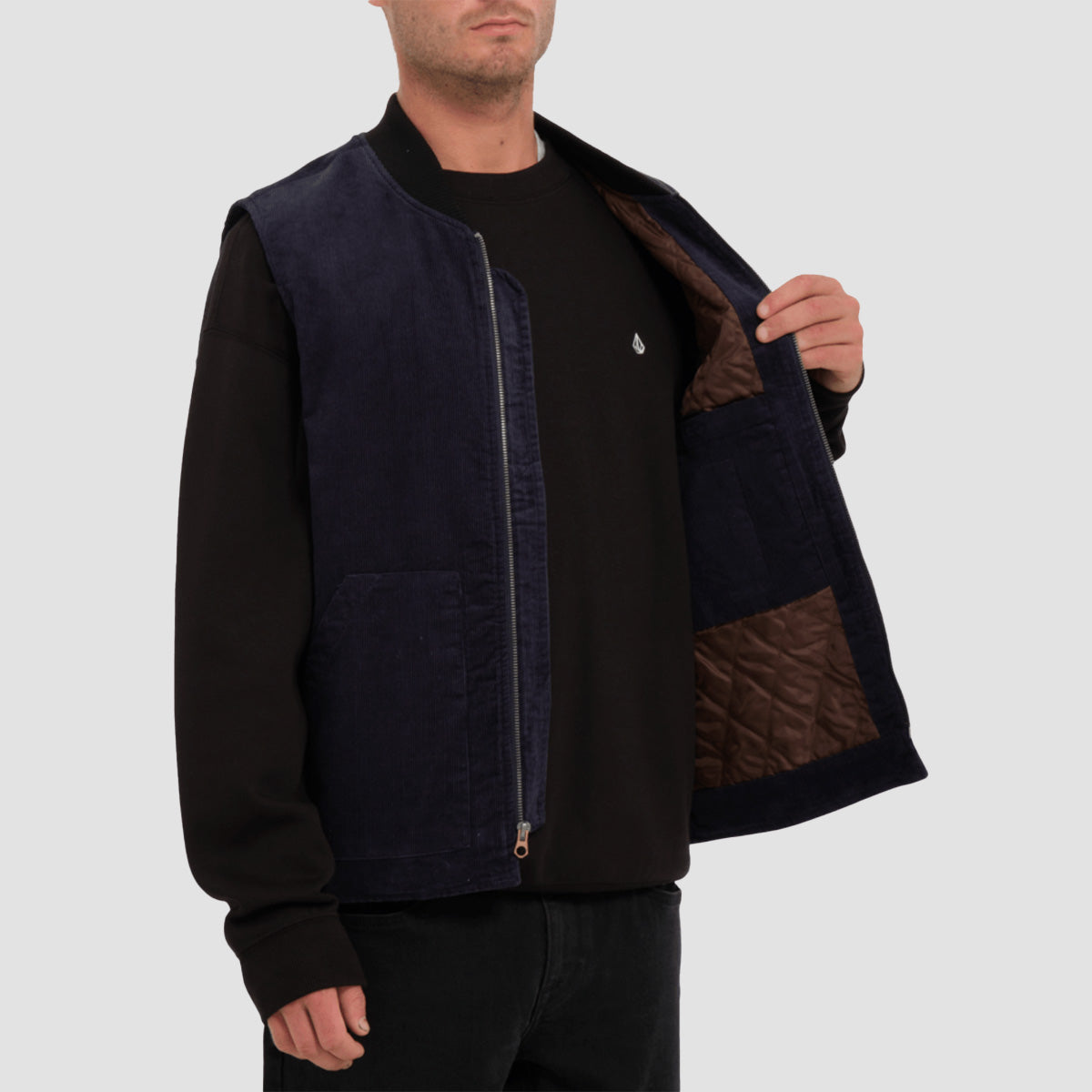 Volcom V-Team Vest Jacket Navy