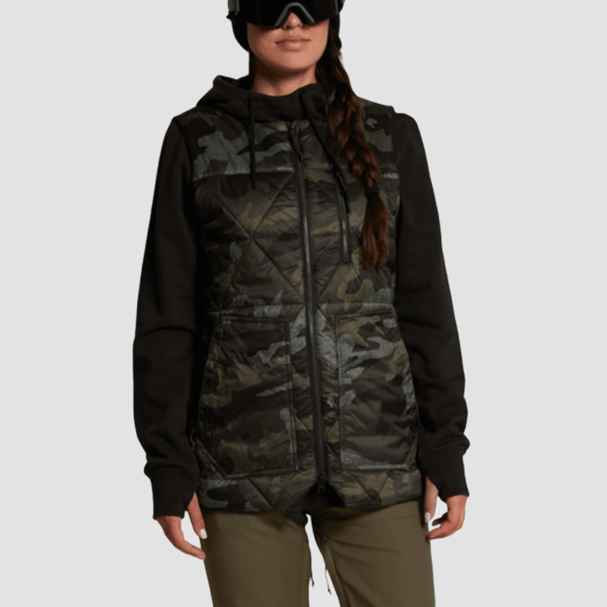 Volcom Vault 4-In-1 Snow Jacket Bone - Womens
