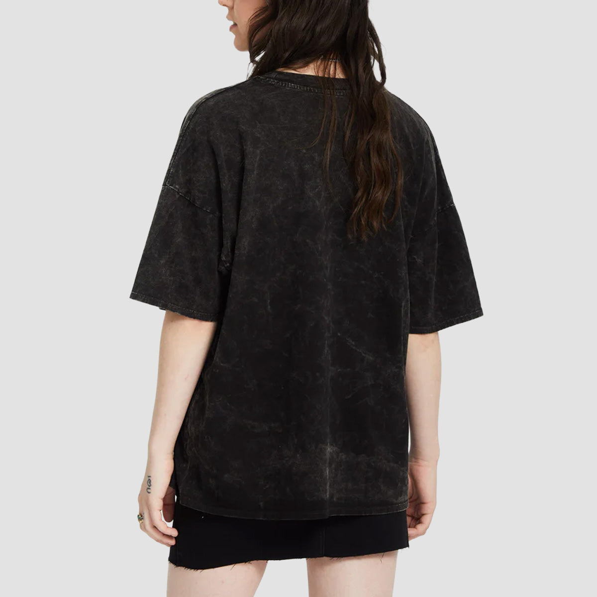 Volcom Voltrip Oversized T-Shirt Black - Womens