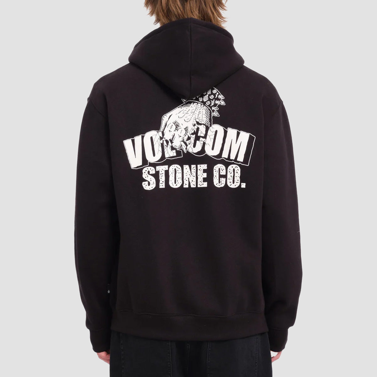 Volcom Watanite Zip Hoodie Black