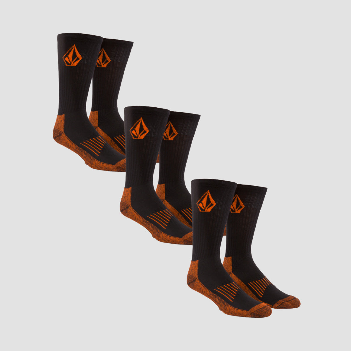 Volcom Workwear Socks 3 Pack Black