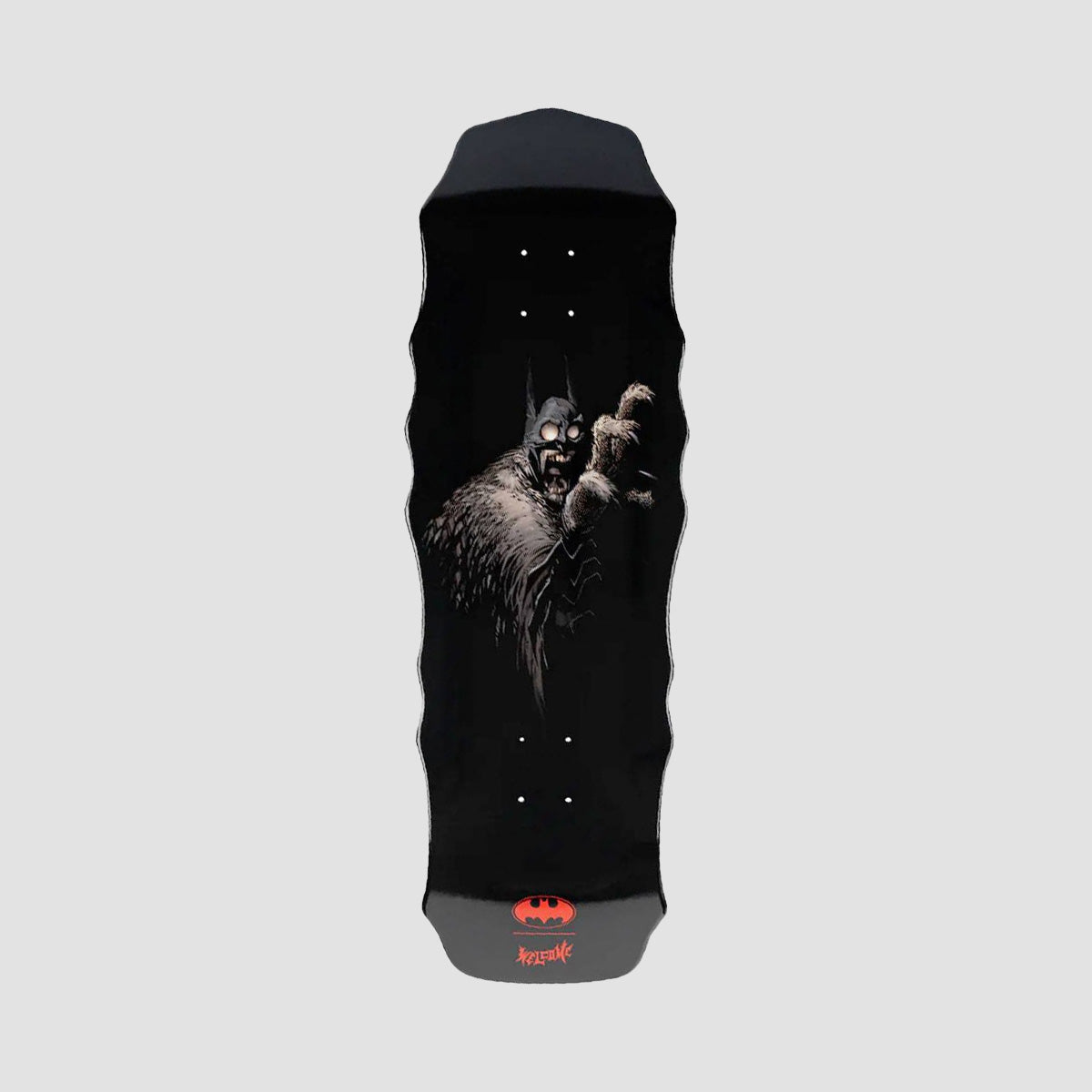 Welcome X BATMAN Shadow Series Batmonster on Widow Skateboard Deck Black Dip - 10"