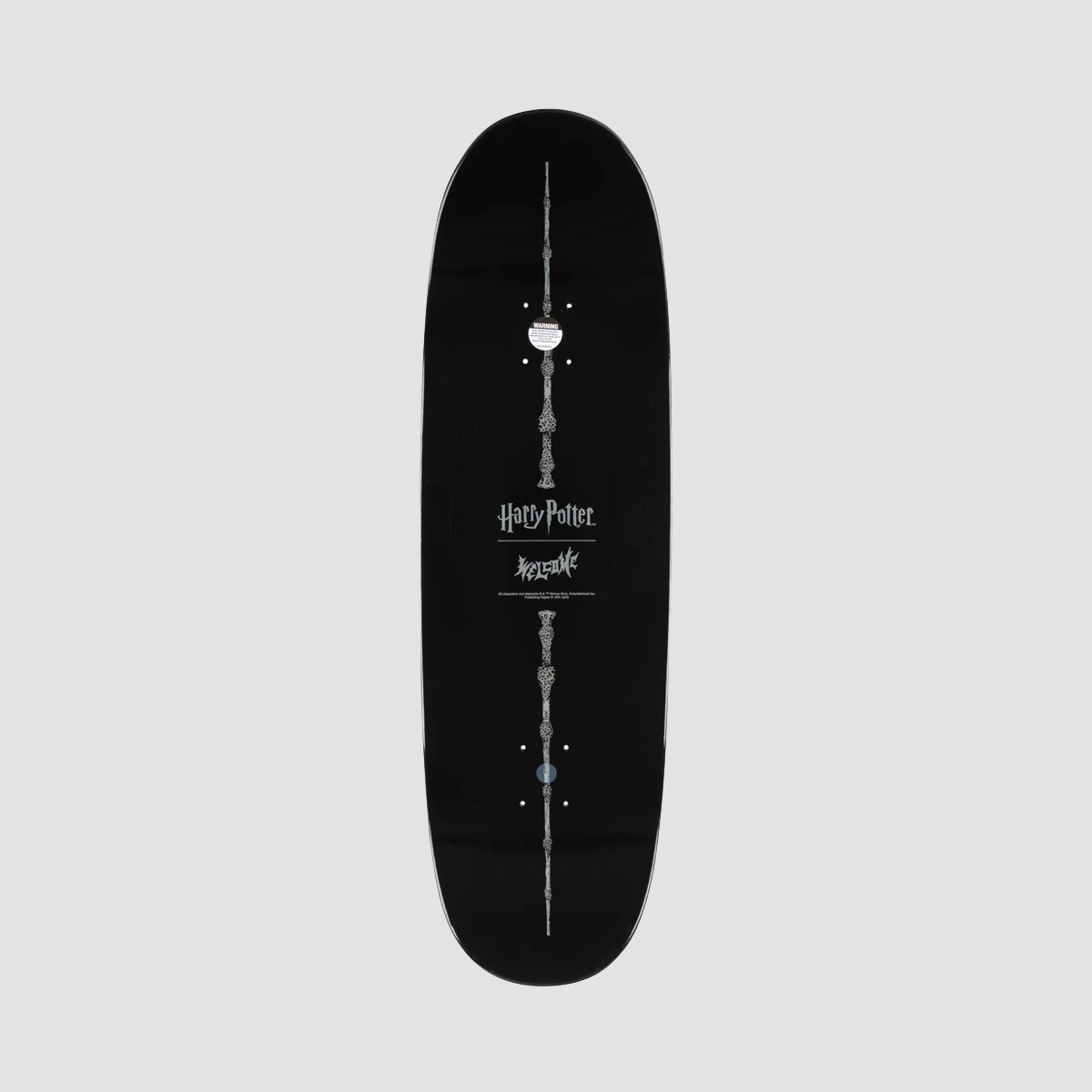 Welcome X Harry Potter Finale on Boline 2.0 Skateboard Deck Black Dip - 9.5"