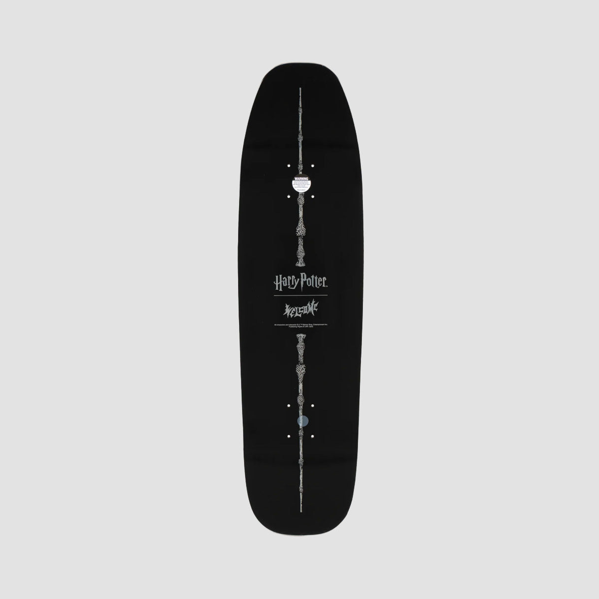 Welcome X Harry Potter Seeker on Nimbus 5000 Skateboard Deck Gold Foil - 8.75"