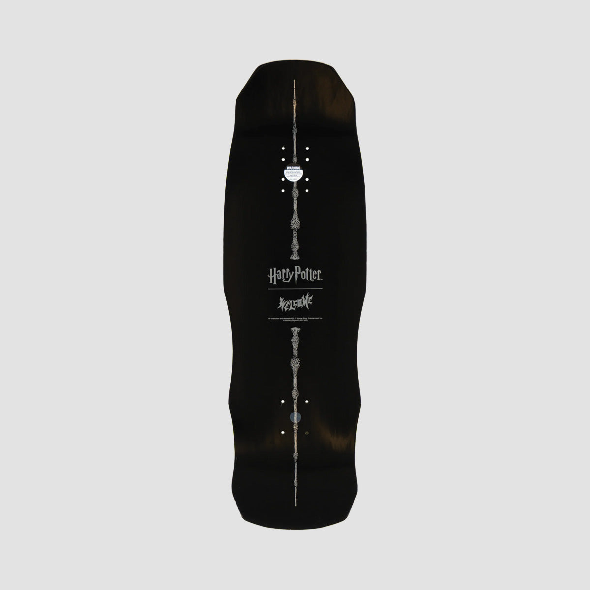 Welcome X Harry Potter Voldemort on Dark Lord Skateboard Deck Dark Green Stain - 9.75"