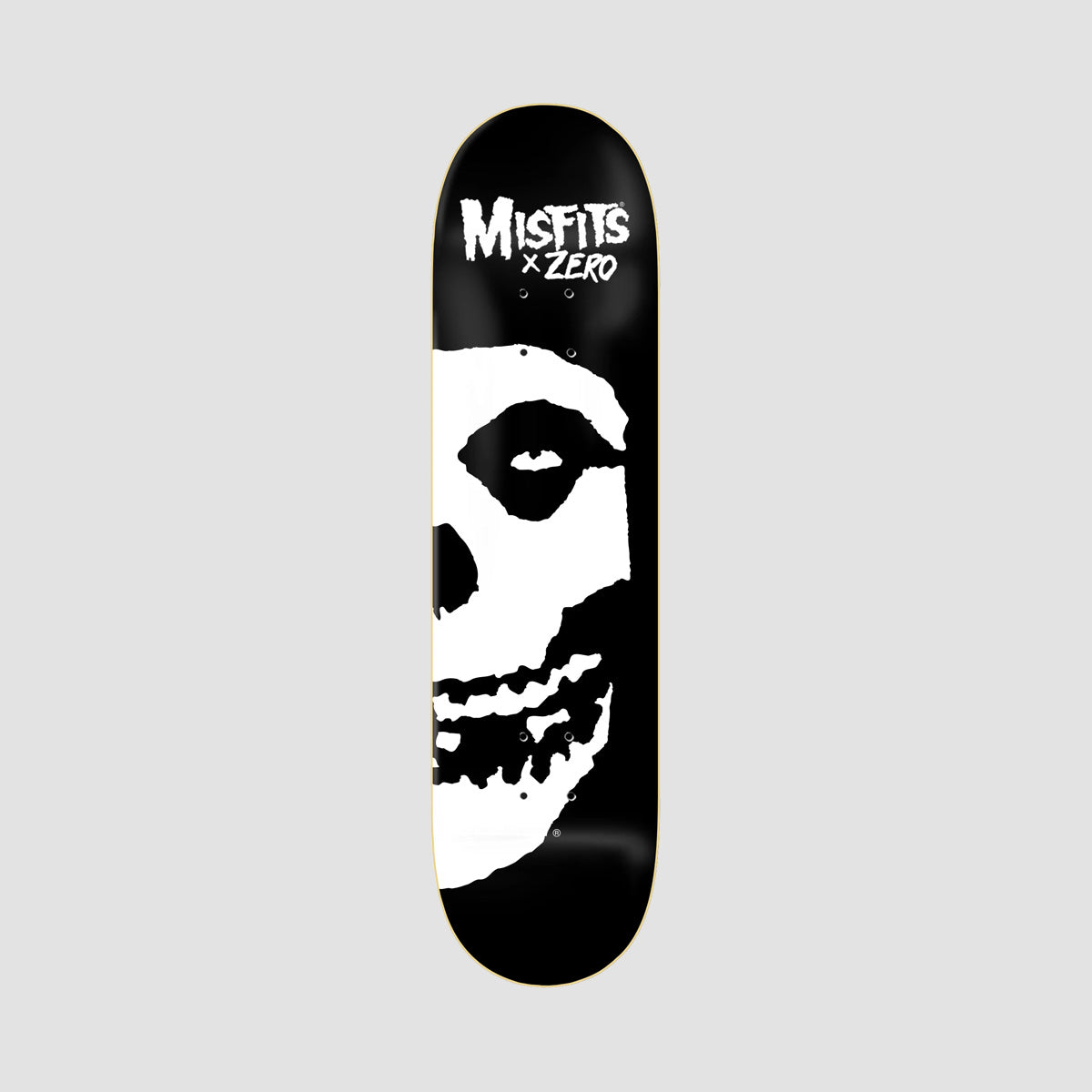 Zero Misfits Fiend Skull Right Skateboard Deck - 8.25"