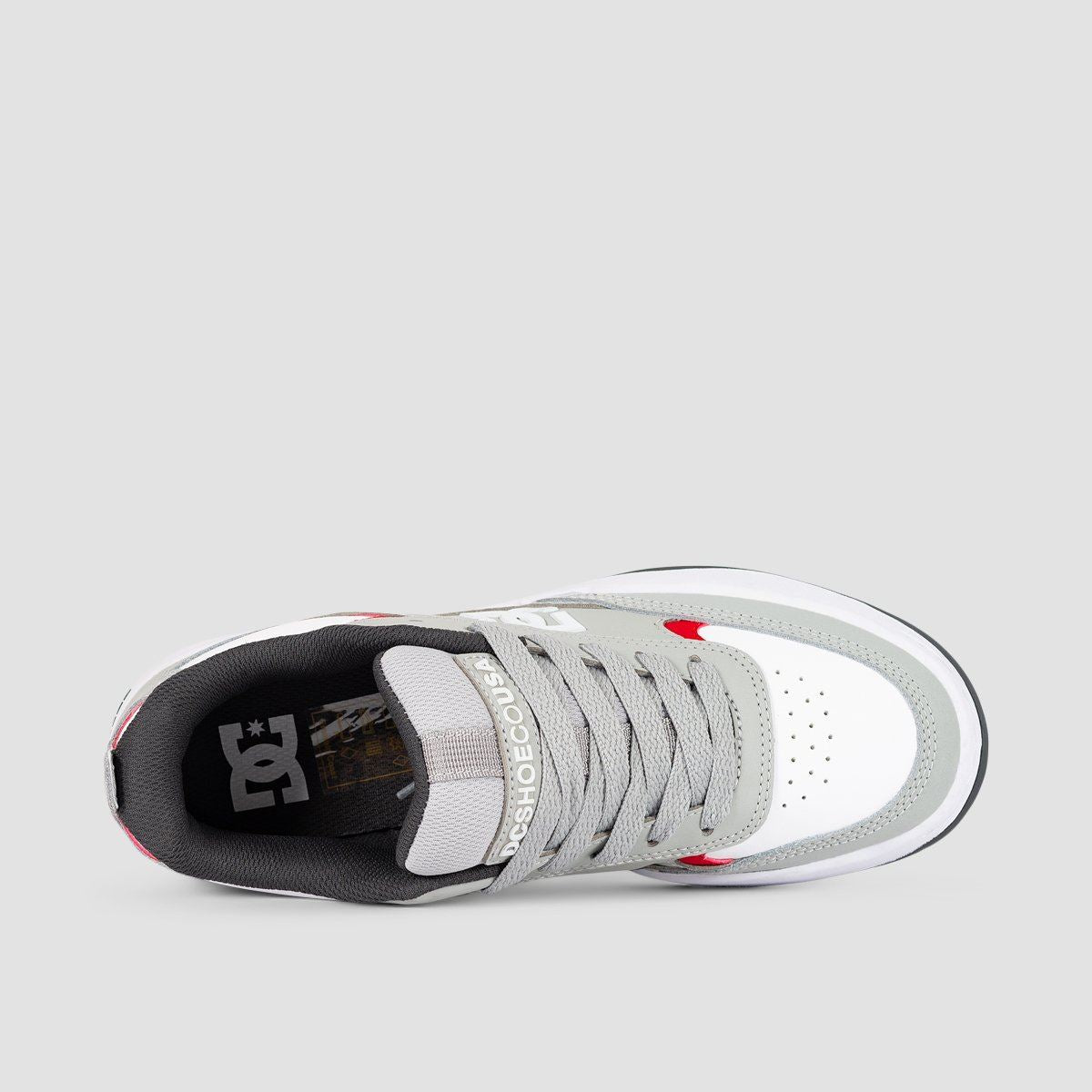 DC Penza Shoes - Grey/Red/White