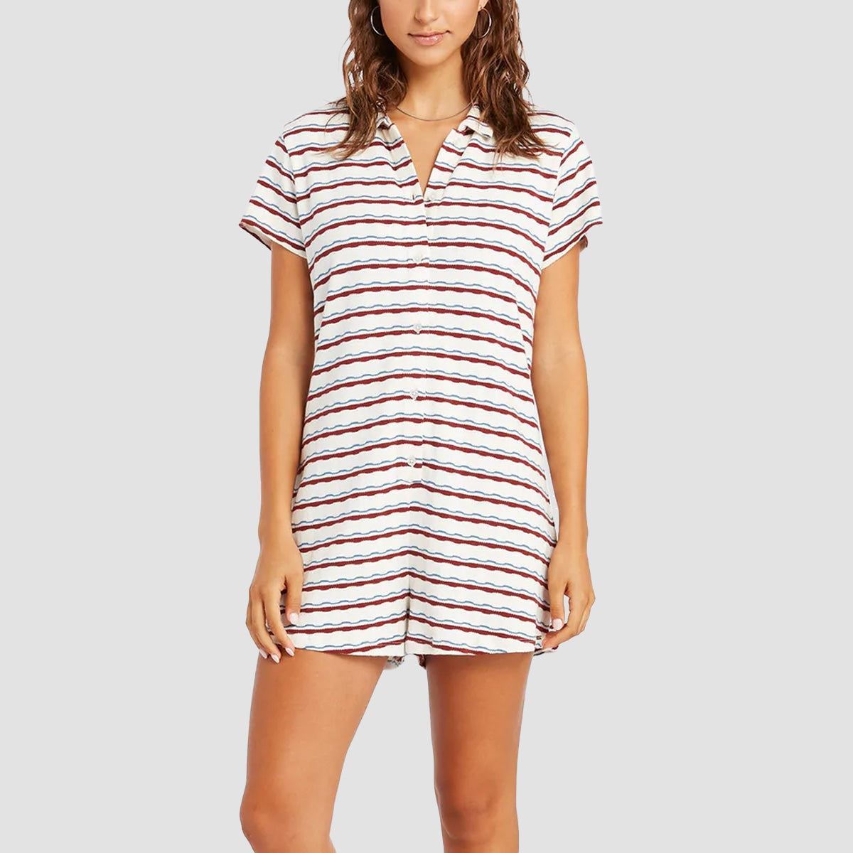 Volcom Coco HO Romper Star White - Womens