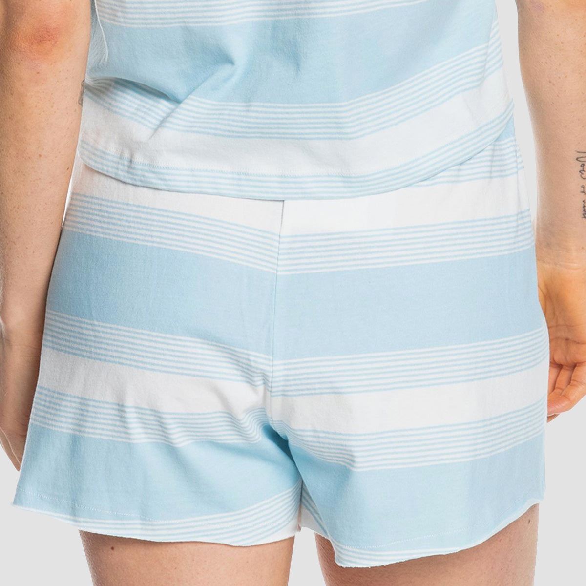 Quiksilver Beach Generation Shorts Crystal STM Stripes - Womens