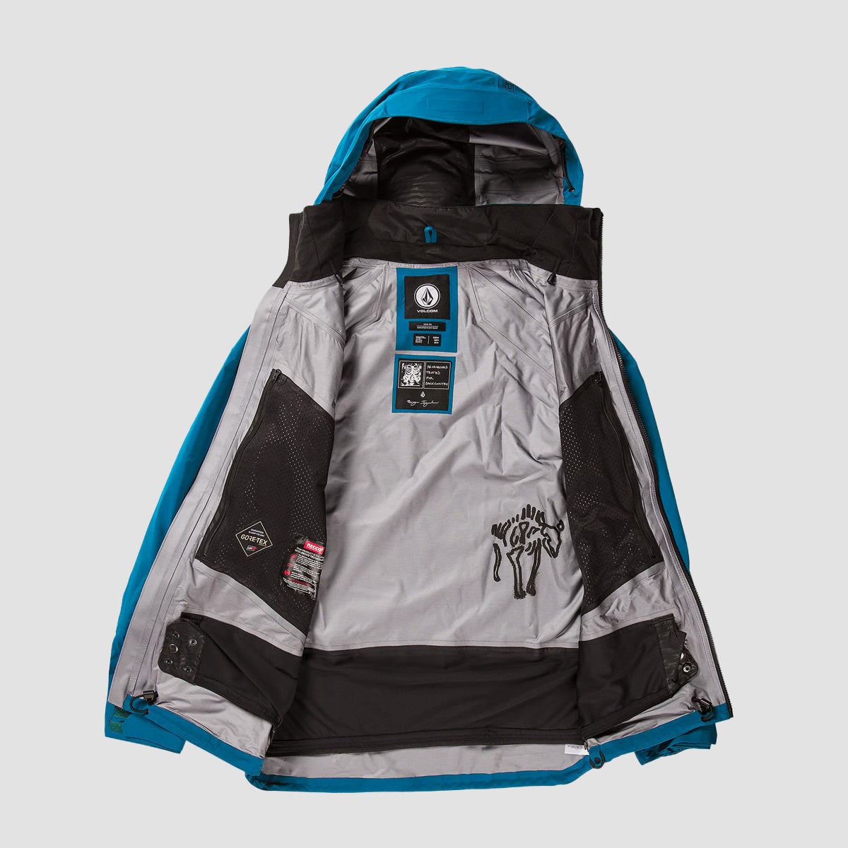 Volcom Guch Stretch Gore-Tex Snow Jacket Slate Blue