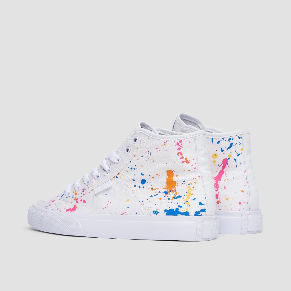 DC Manual Hi TXSE Shoes - White/Splatter - Womens