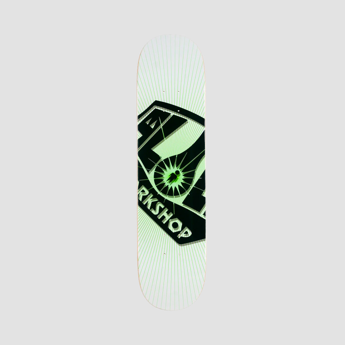 Alien Workshop Burst Skateboard Deck White - 7.75"