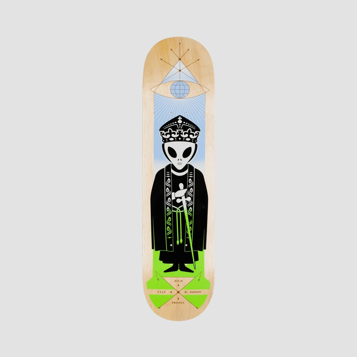 Alien Workshop High Preist Yaje Skateboard Deck - 8"