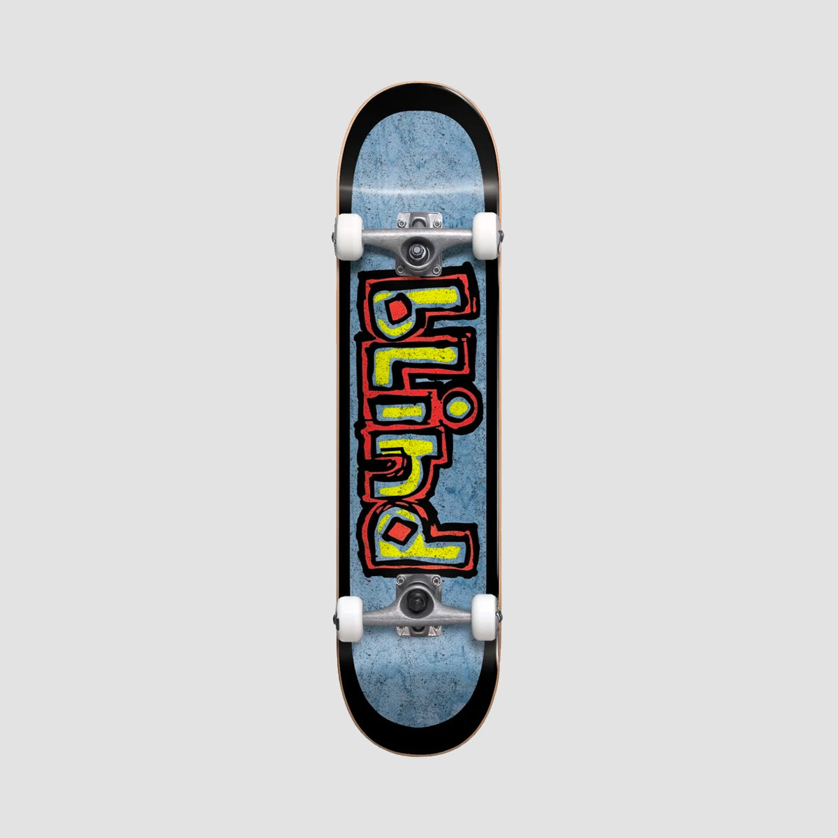 Blind OG Box Out FP Premium Skateboard Black/Blue - 7.625"