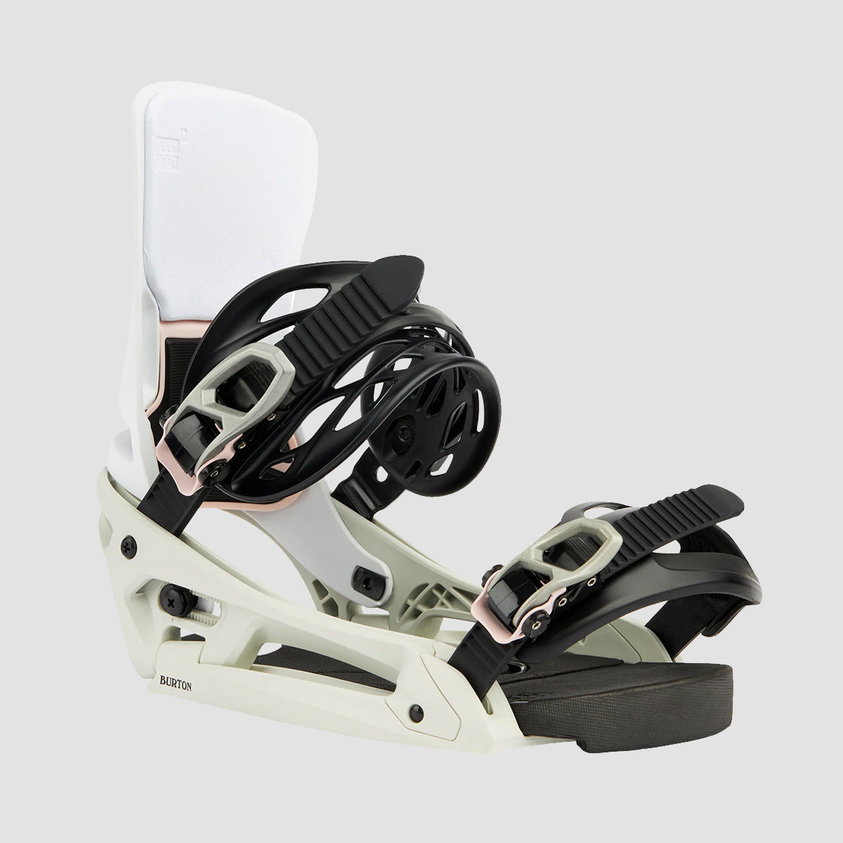 Burton Cartel X EST Snowboard Bindings White/Grey/Logo