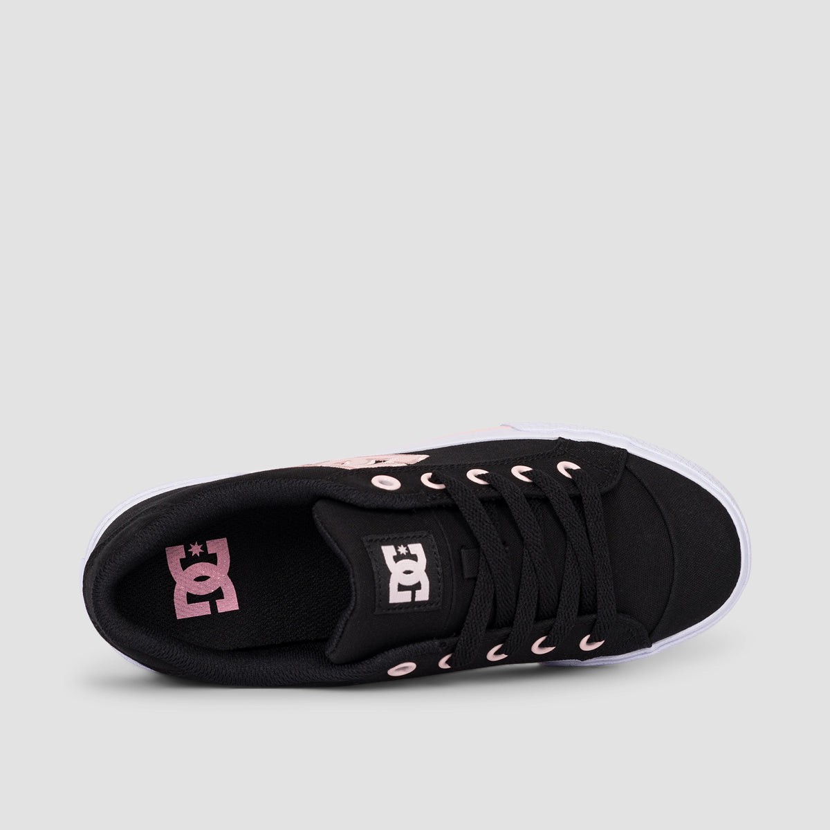 DC Chelsea Shoes - Black/Pink - Womens