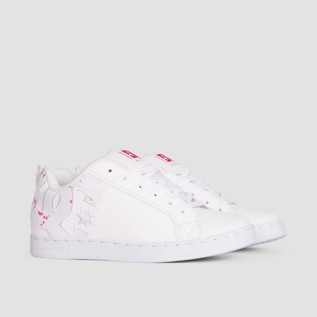 DC Court Graffik Shoes - White/Multi - Womens