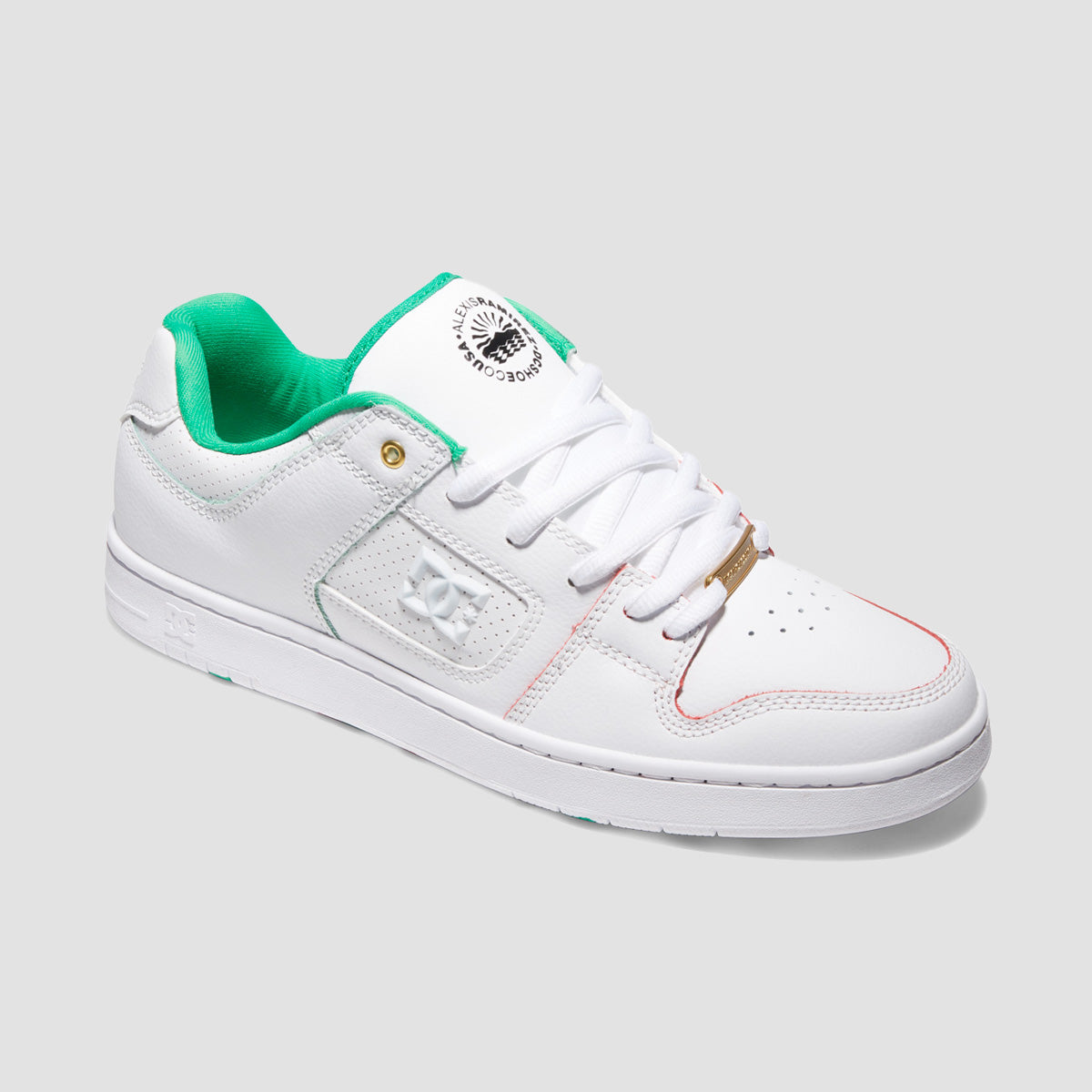 DC Manteca Alexis Shoes - White/Red