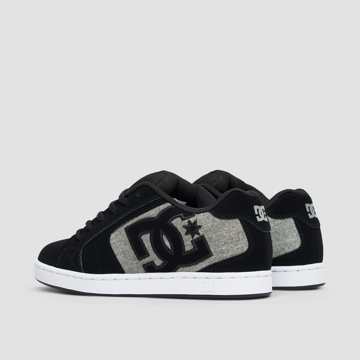 DC Net Shoes - Black/Grey/Grey