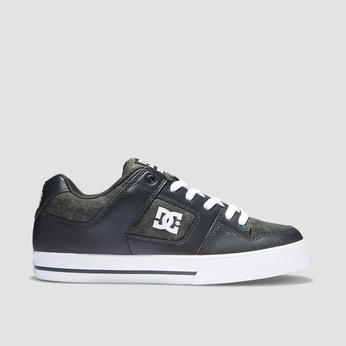 DC Pure SE SN Shoes - Black Destroy Wash