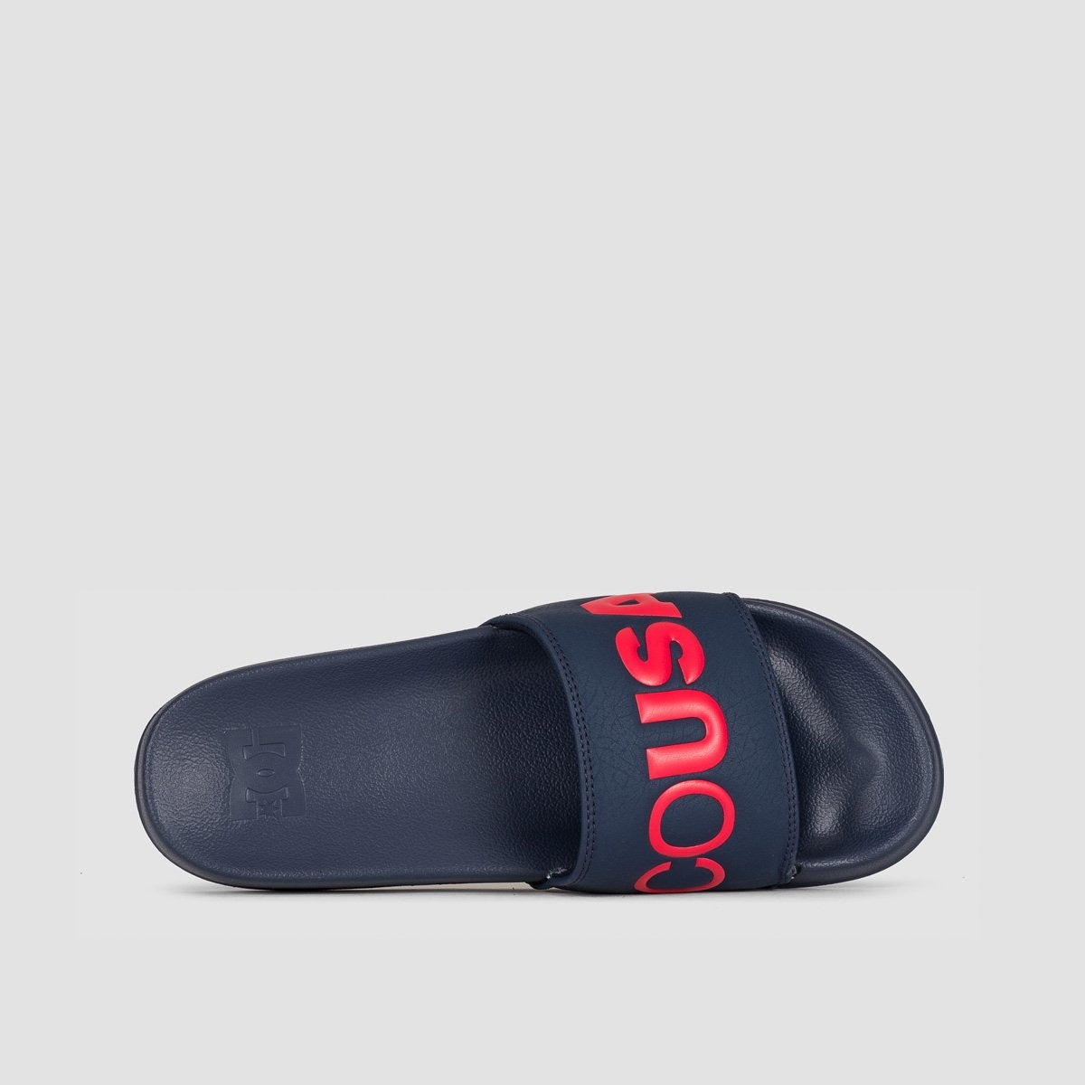 DC Slide Sliders Navy/Red - Footwear