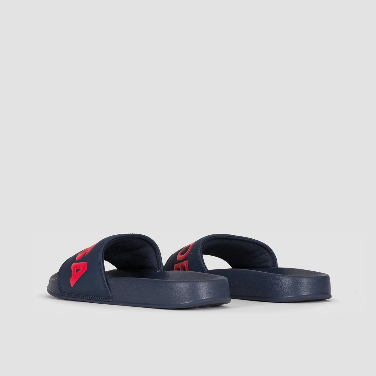 DC Slide Sliders Navy/Red - Footwear