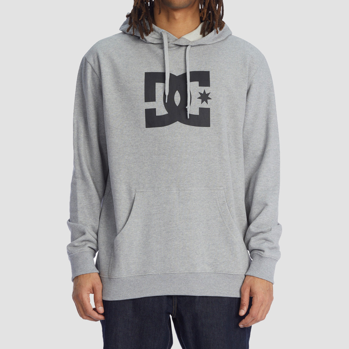 DC Star Pullover Hoodie Heather Grey