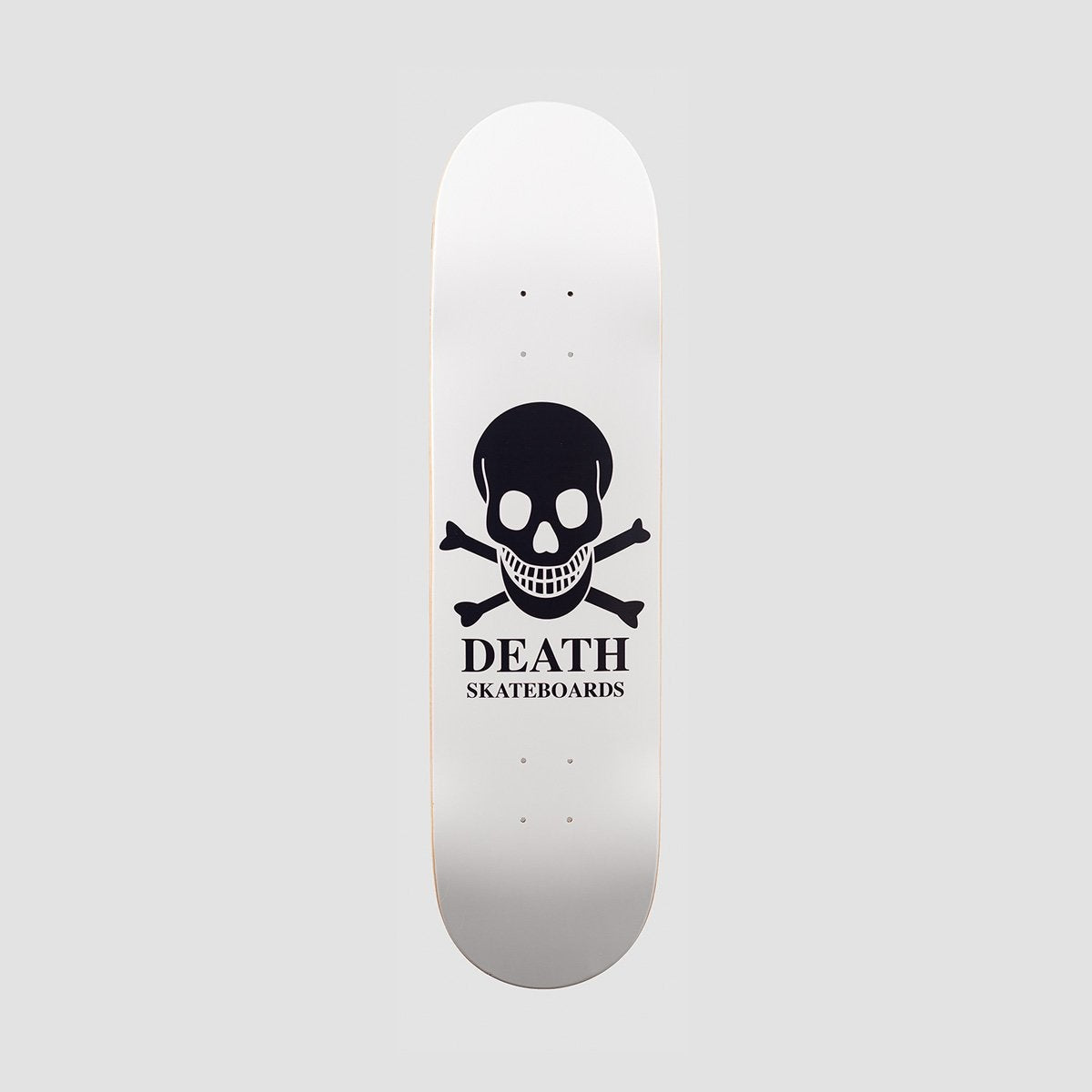 Death OG Skull Deck White - 8 - Skateboard