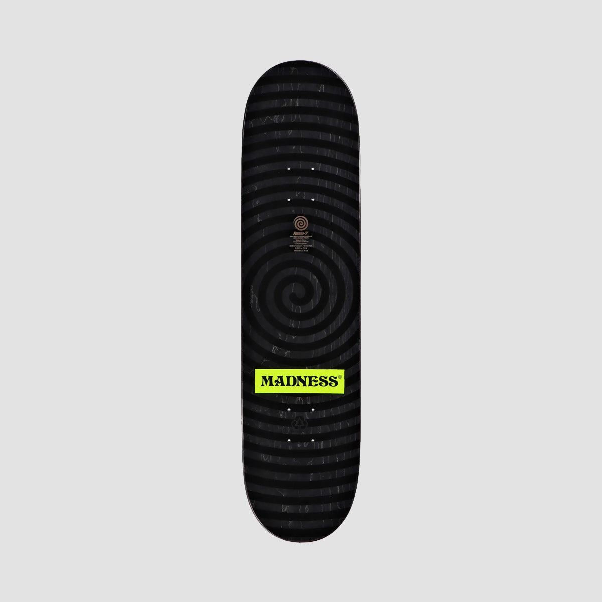 Madness Voices R7 Slick on Middle Section Skateboard Deck Blue - 8.125"