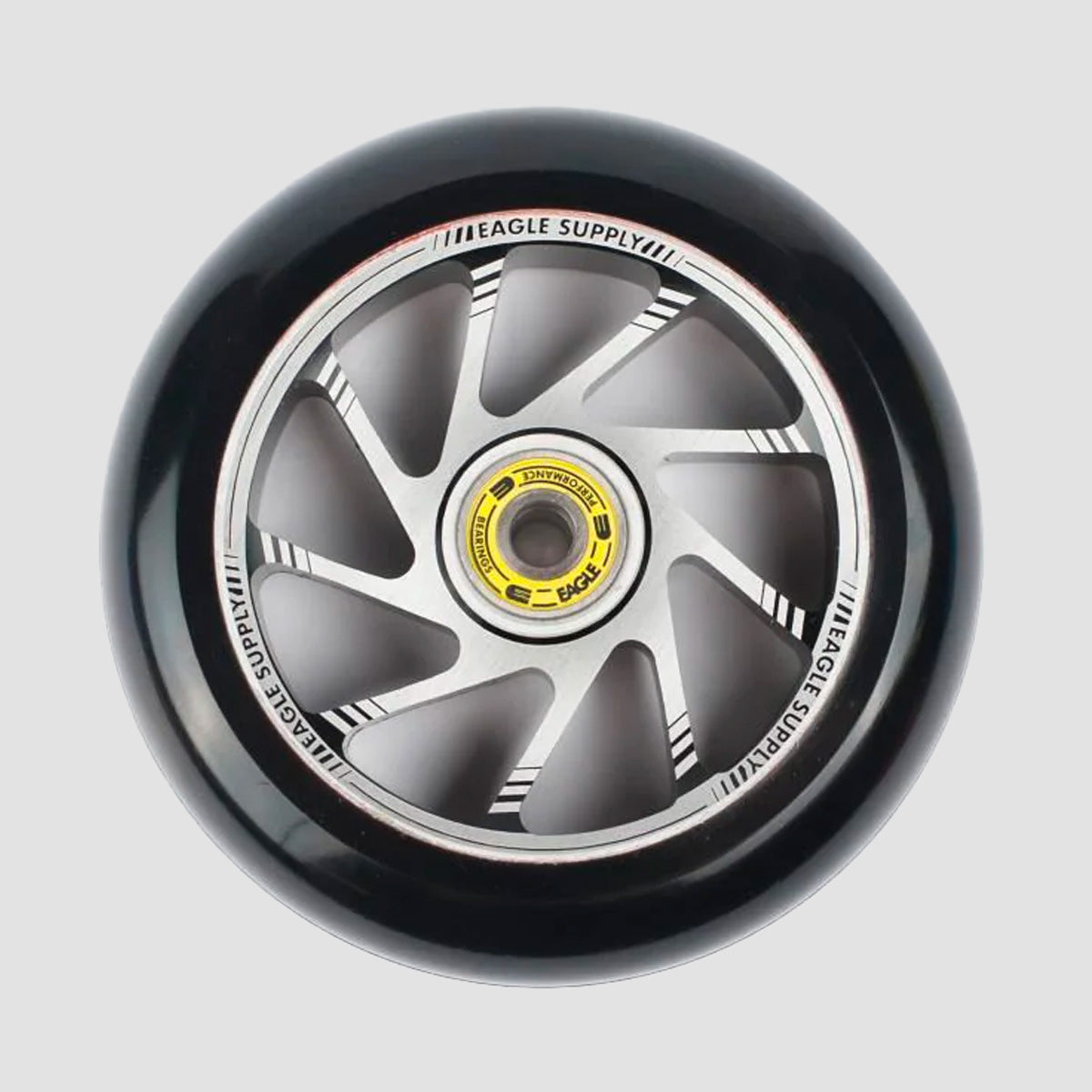 Eagle Supply Radix Team Core Scooter Wheel Silver/Black 115mm