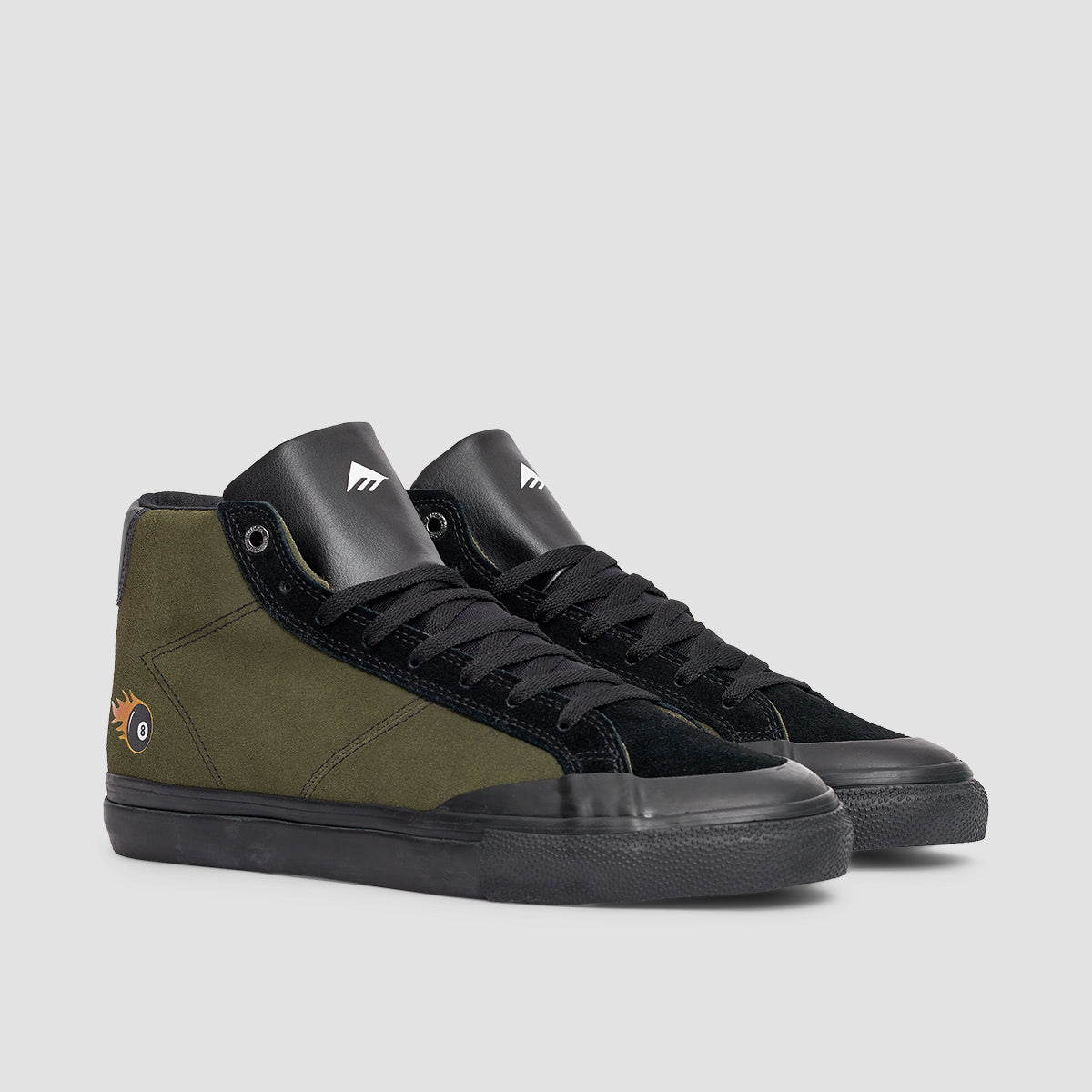 Emerica Omen Hi Shoes - Black/Olive