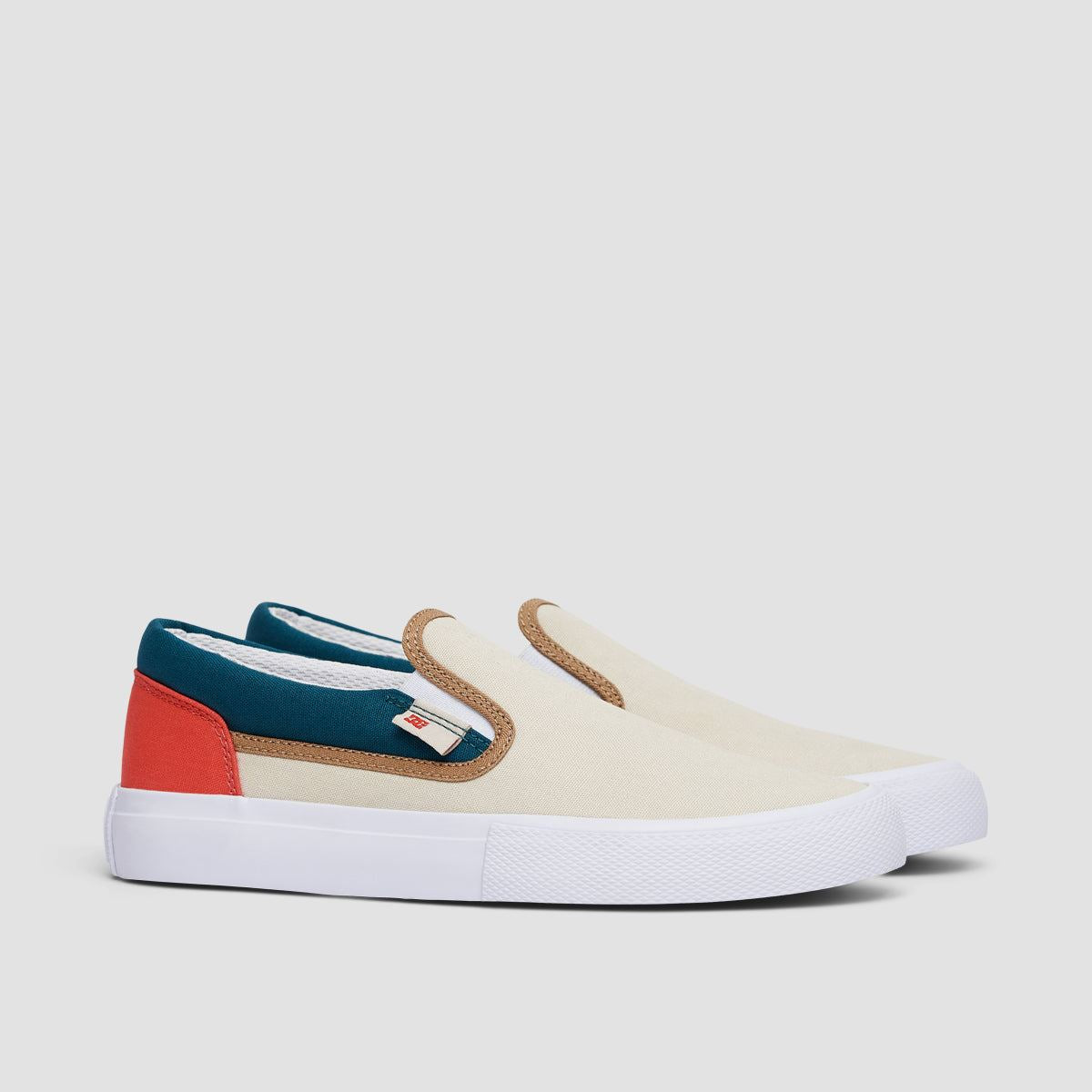 DC Manual Slip-On Shoes - Cream - Womens