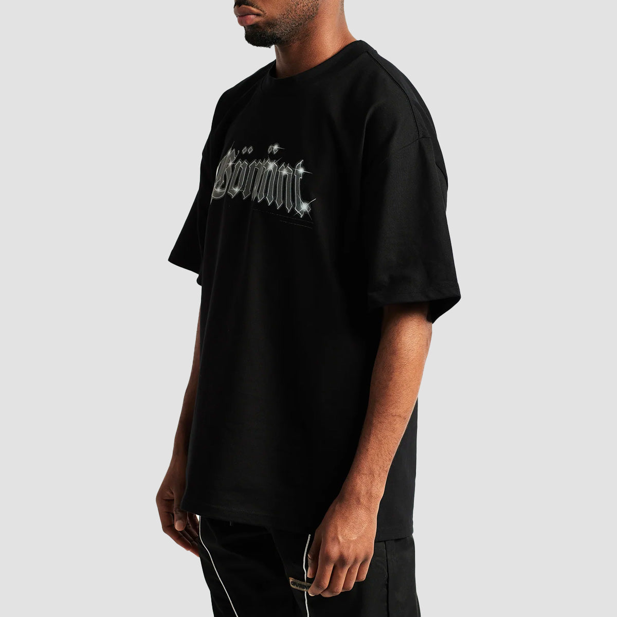 GVNMNT Sharp Chrome T-Shirt Black