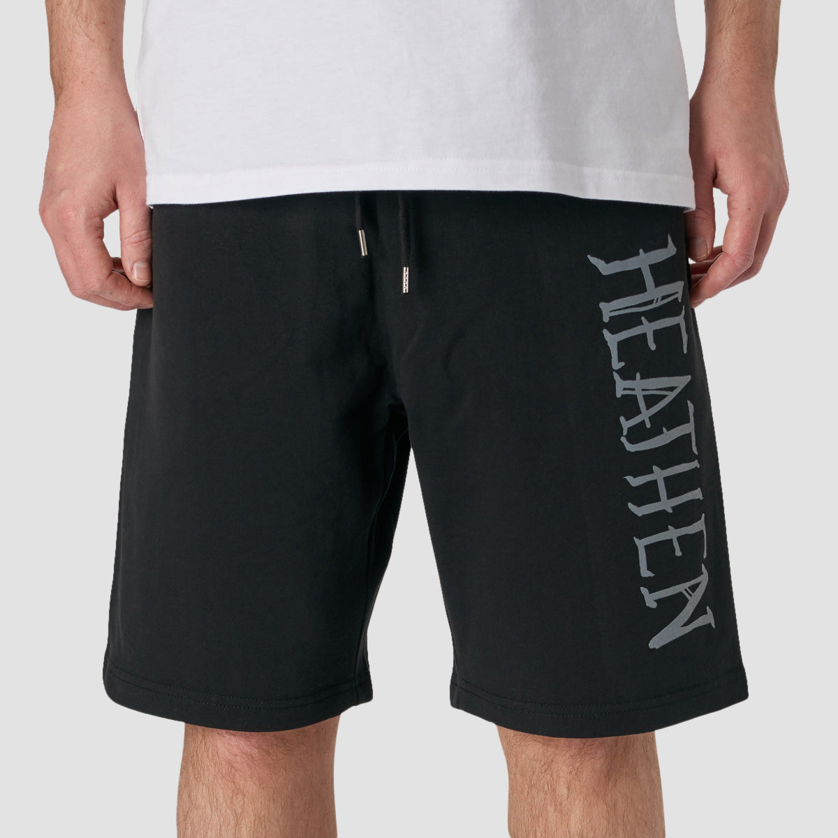 Heathen Void Sweat Shorts Black