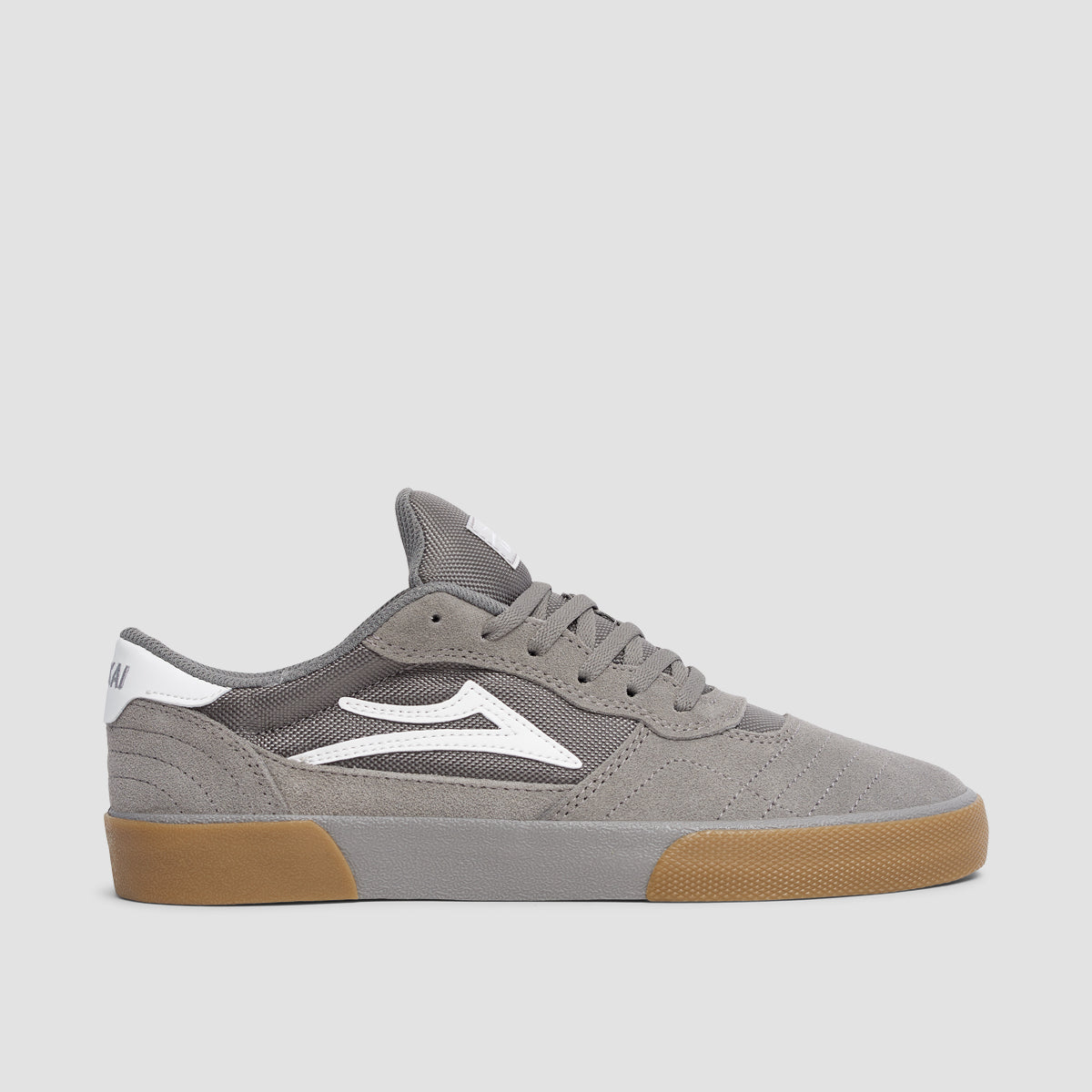 Lakai Cambridge Shoes - Light Grey/Gum Suede