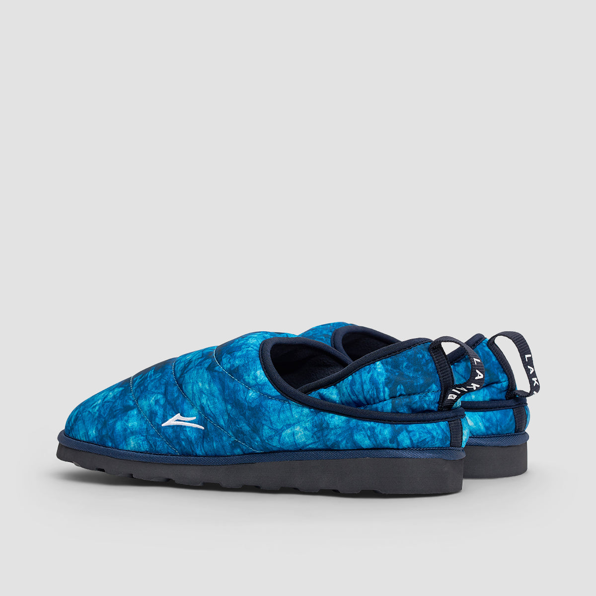 Lakai Owen Slippers Navy Tie Dye