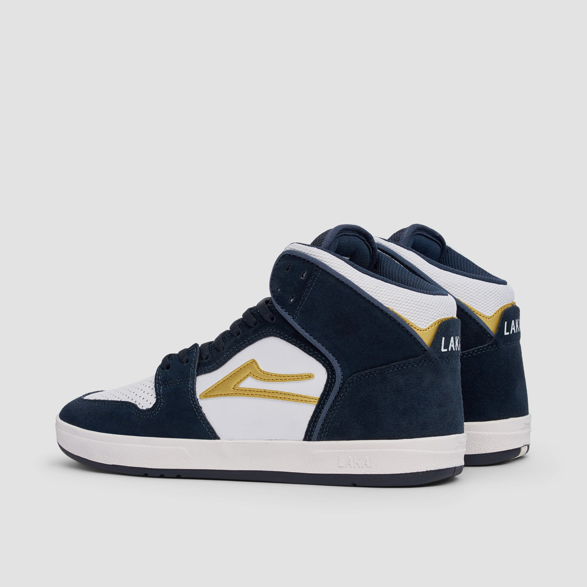 Lakai Telford Shoes - Navy/White Suede