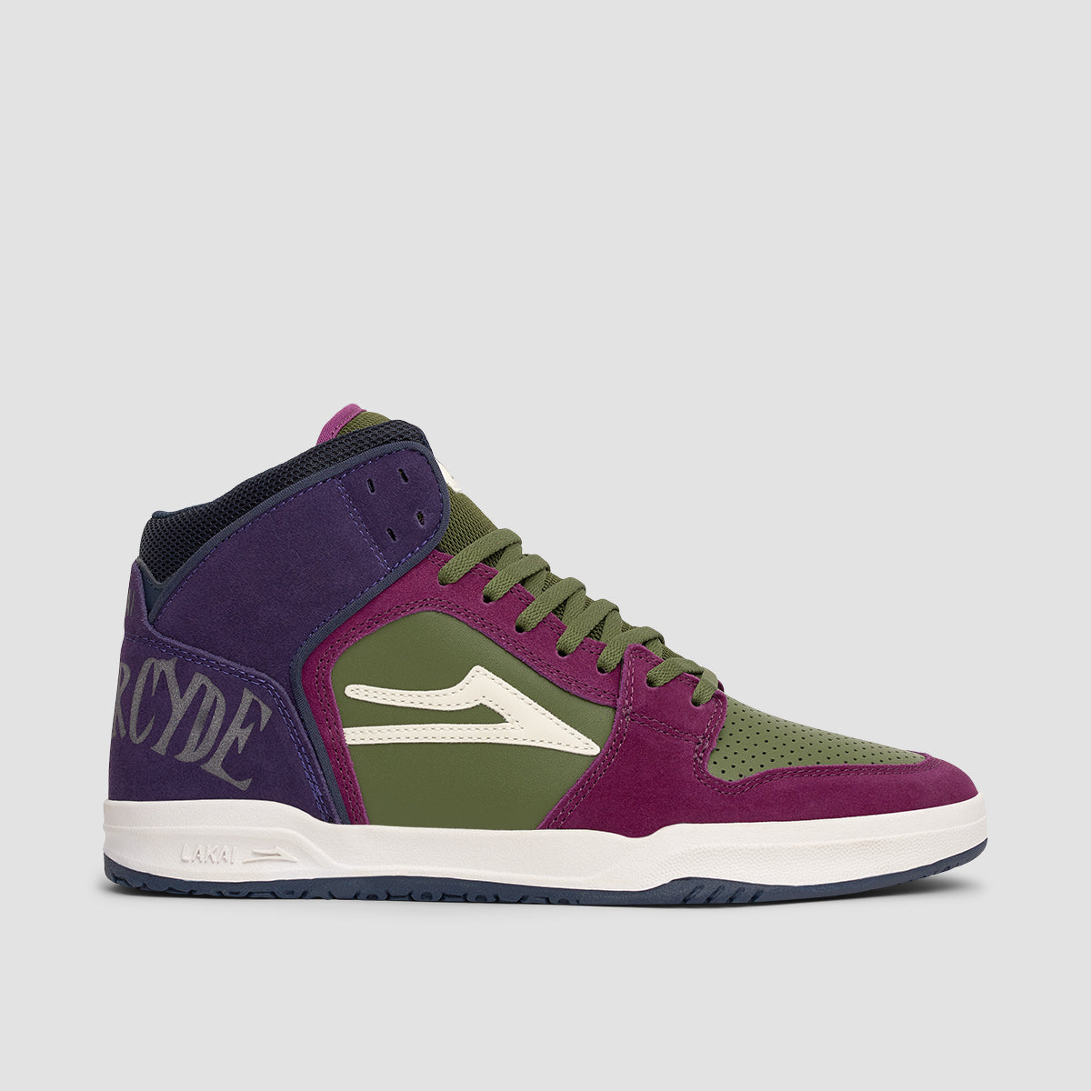 Lakai X The Pharcyde Telford Shoes - Grape/Olive Suede